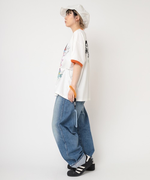 RNA（アールエヌエー）の「M2249 ＡＨＥＡＤ　ＲＡＢＢＩＴ　ＢＩＧ　Ｔ（Tシャツ/カットソー・レディース・ライトグレー/ホワイト/スミクロ・MEDIUM）」の19枚目の写真