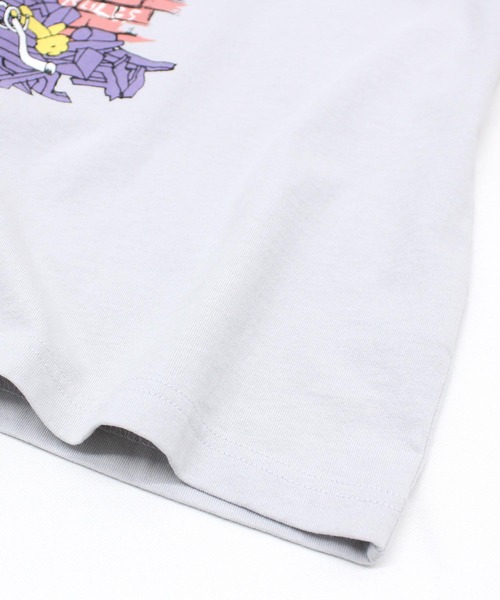 RNA（アールエヌエー）の「M2249 ＡＨＥＡＤ　ＲＡＢＢＩＴ　ＢＩＧ　Ｔ（Tシャツ/カットソー・レディース・ライトグレー/ホワイト/スミクロ・MEDIUM）」の7枚目の写真