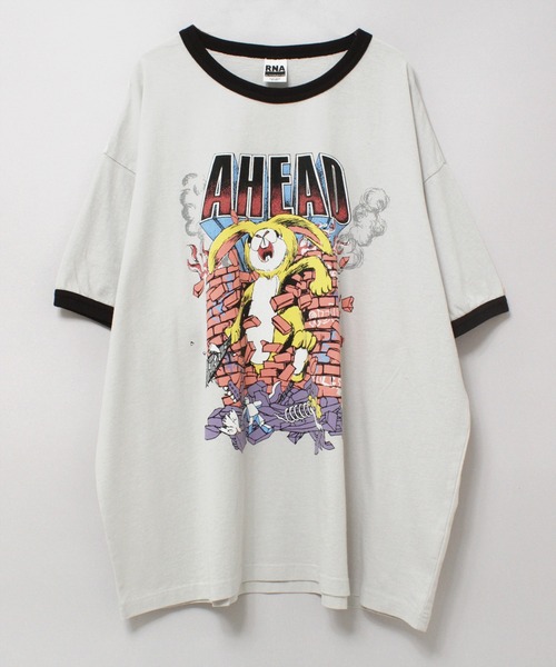 M2249 ＡＨＥＡＤ ＲＡＢＢＩＴ ＢＩＧ Ｔ（Tシャツ/カットソー）｜RNA（アールエヌエー）