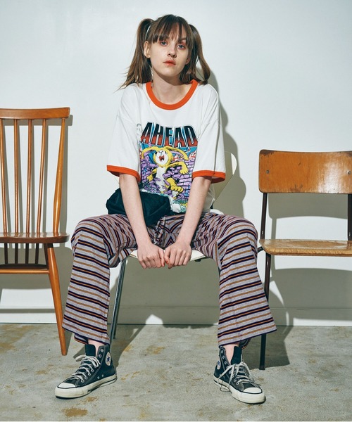 M2249 ＡＨＥＡＤ ＲＡＢＢＩＴ ＢＩＧ Ｔ（Tシャツ/カットソー）｜RNA（アールエヌエー）