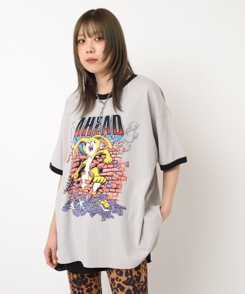 M2249 ＡＨＥＡＤ ＲＡＢＢＩＴ ＢＩＧ Ｔ（Tシャツ/カットソー）｜RNA（アールエヌエー）