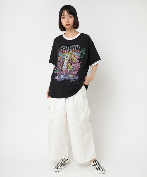 M2249 ＡＨＥＡＤ ＲＡＢＢＩＴ ＢＩＧ Ｔ（Tシャツ/カットソー）｜RNA（アールエヌエー）