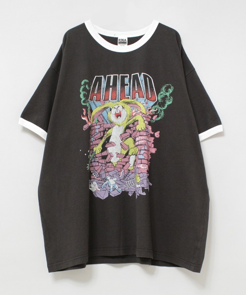 M2249 ＡＨＥＡＤ ＲＡＢＢＩＴ ＢＩＧ Ｔ（Tシャツ/カットソー）｜RNA（アールエヌエー）