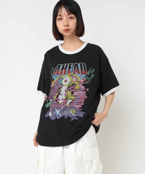 M2249 ＡＨＥＡＤ ＲＡＢＢＩＴ ＢＩＧ Ｔ（Tシャツ/カットソー）｜RNA（アールエヌエー）