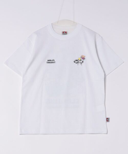 JEANS MATE(ジーンズメイト)の「【BENDAVIS/ベンデイビス】BEN SMOKING TV TEE/BDブランドイニシャルTシャツ/バックプリント/オーバーサイズ(Tシャツ/カットソー・メンズ・ホワイト系その他/グレー系その他/ホワイト系その他2/パープル系その他2/ホワイト系その他4/ホワイト系その他3/グレー系その他4/グレー系その他3/ホワイト系その他5/ホワイト系その他6/ピンク系その他6/グレー系その他5/ホワイト系その他7/グレー系その他7・SMALL/MEDIUM/LARGE/X-LARGE)」の6枚目の写真