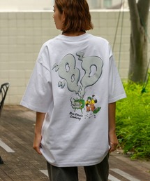 【BENDAVIS/ベンデイビス】BEN SMOKING TV TEE/BDブランドイニシャルTシャツ/バックプリント/オーバーサイズ