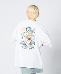 【BENDAVIS／ベンデイビス】BEN SMOKING TV TEE/BDブランドイニシャルＴシャツ/バックプリント/オーバーサイズ