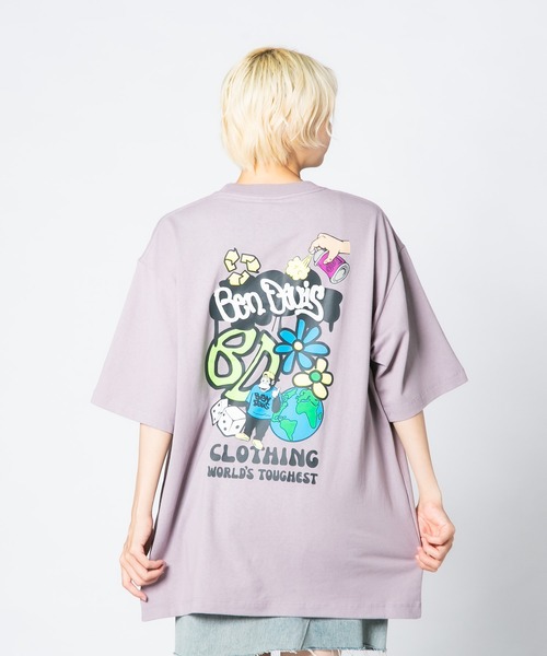 JEANS MATE(ジーンズメイト)の「【BENDAVIS/ベンデイビス】BEN SMOKING TV TEE/BDブランドイニシャルTシャツ/バックプリント/オーバーサイズ(Tシャツ/カットソー・メンズ・ホワイト系その他/グレー系その他/ホワイト系その他2/パープル系その他2/ホワイト系その他4/ホワイト系その他3/グレー系その他4/グレー系その他3/ホワイト系その他5/ホワイト系その他6/ピンク系その他6/グレー系その他5/ホワイト系その他7/グレー系その他7・SMALL/MEDIUM/LARGE/X-LARGE)」の14枚目の写真