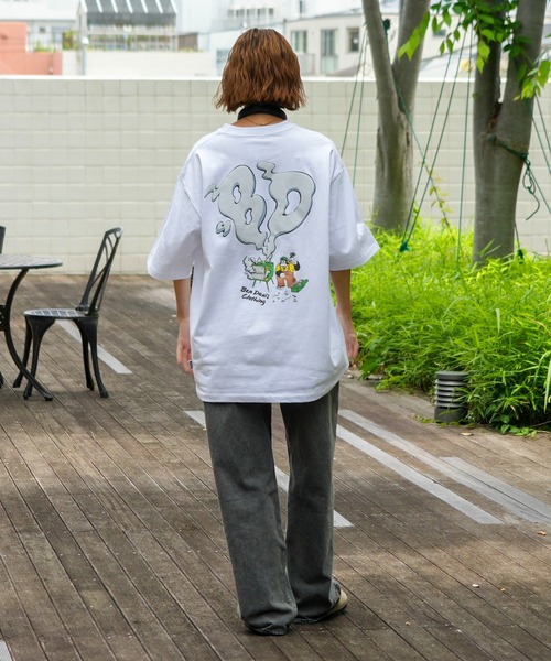 JEANS MATE(ジーンズメイト)の「【BENDAVIS/ベンデイビス】BEN SMOKING TV TEE/BDブランドイニシャルTシャツ/バックプリント/オーバーサイズ(Tシャツ/カットソー・メンズ・ホワイト系その他/グレー系その他/ホワイト系その他2/パープル系その他2/ホワイト系その他4/ホワイト系その他3/グレー系その他4/グレー系その他3/ホワイト系その他5/ホワイト系その他6/ピンク系その他6/グレー系その他5/ホワイト系その他7/グレー系その他7・SMALL/MEDIUM/LARGE/X-LARGE)」の18枚目の写真
