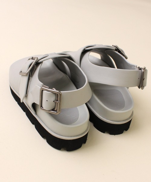 RNA-N（アールエヌエーエヌ）の「E4986 ストラップサンダル（サンダル・レディース・ブラック/グレー・MEDIUM/SMALL）」の16枚目の写真