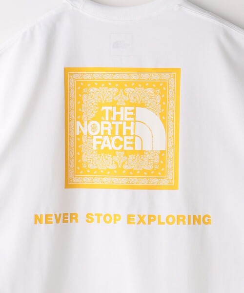 THE NORTH FACE（ザノースフェイス）の「＜THE NORTH FACE＞ ショートスリーブ バンダナ スクエア ロゴ ティー（Tシャツ/カットソー・メンズ・ホワイト/ブラック・XL/M/L）」の14枚目の写真