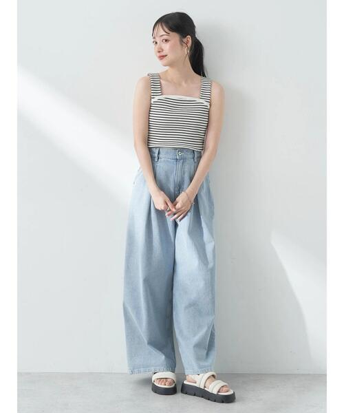 earth music&ecology（アースミュージックアンドエコロジー）の「ワイドストラップキャミソール（インナーウェア/肌着・レディース・オフホワイト/ブラック/モカ/その他9・S/M）」の17枚目の写真