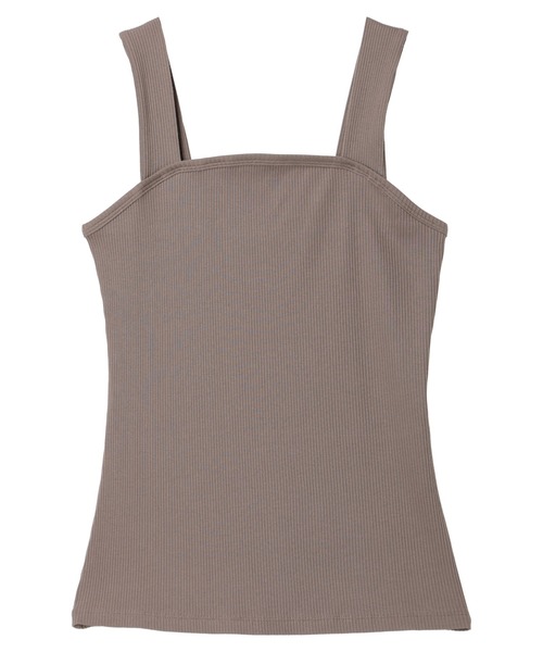 earth music&ecology（アースミュージックアンドエコロジー）の「ワイドストラップキャミソール（インナーウェア/肌着・レディース・オフホワイト/ブラック/モカ/その他9・S/M）」の6枚目の写真