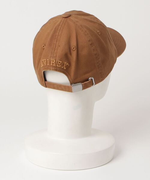 AVIREX（アヴィレックス）の「NYC WASH LOGO CAP / NYC ウォッシュ ロゴキャップ / AVIREX / アヴィレックス（キャップ・メンズ・ダークグリーン/ブラウン・FREE）」の5枚目の写真