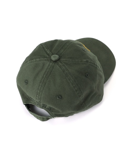 AVIREX（アヴィレックス）の「NYC WASH LOGO CAP / NYC ウォッシュ ロゴキャップ / AVIREX / アヴィレックス（キャップ・メンズ・ダークグリーン/ブラウン・FREE）」の3枚目の写真