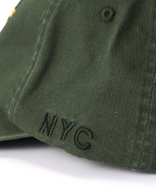 AVIREX（アヴィレックス）の「NYC WASH LOGO CAP / NYC ウォッシュ ロゴキャップ / AVIREX / アヴィレックス（キャップ・メンズ・ダークグリーン/ブラウン・FREE）」の8枚目の写真