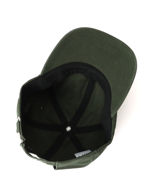 AVIREX（アヴィレックス）の「NYC WASH LOGO CAP / NYC ウォッシュ ロゴキャップ / AVIREX / アヴィレックス（キャップ・メンズ・ダークグリーン/ブラウン・FREE）」の4枚目の写真