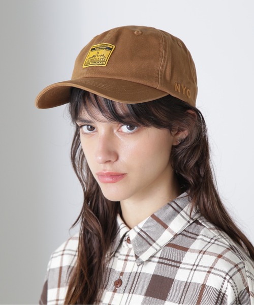 AVIREX（アヴィレックス）の「NYC WASH LOGO CAP / NYC ウォッシュ ロゴキャップ / AVIREX / アヴィレックス（キャップ・メンズ・ダークグリーン/ブラウン・FREE）」の15枚目の写真