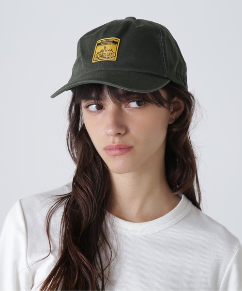 AVIREX（アヴィレックス）の「NYC WASH LOGO CAP / NYC ウォッシュ ロゴキャップ / AVIREX / アヴィレックス（キャップ・メンズ・ダークグリーン/ブラウン・FREE）」の13枚目の写真