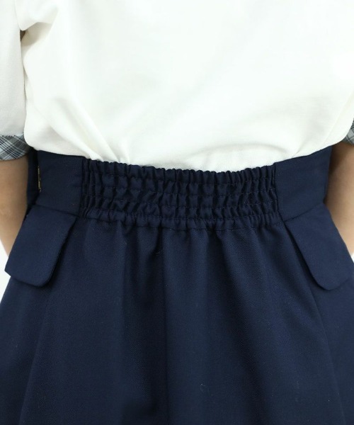 F i.n.t（フィント）の「サイドベルトレイヤードウエストフレアースカート/fint（スカート・レディース・グレー/ネイビー・FREE）」の12枚目の写真