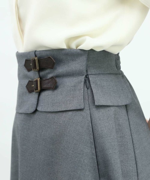 F i.n.t（フィント）の「サイドベルトレイヤードウエストフレアースカート/fint（スカート・レディース・グレー/ネイビー・FREE）」の19枚目の写真