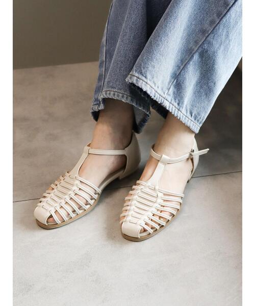 AMERICAN HOLIC(アメリカンホリック)の「グルカサンダル(サンダル・レディース・ブラック/アイボリー/ブラウン・L/M/S)」の2枚目の写真