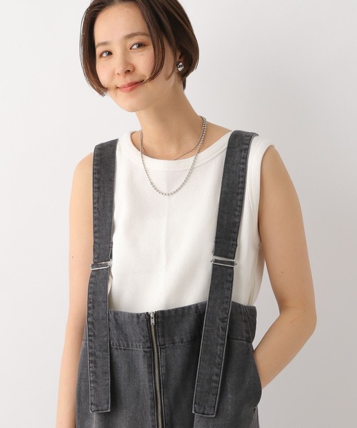 LEPSIM（レプシィム）の「コットンサカリバタンク　987477（タンクトップ・レディース・グレー/イエロー/アイボリー/オレンジ・FREE）」の13枚目の写真