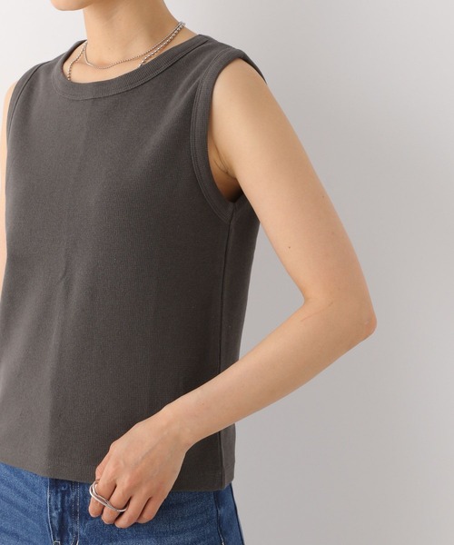 LEPSIM（レプシィム）の「コットンサカリバタンク　987477（タンクトップ・レディース・グレー/イエロー/アイボリー/オレンジ・FREE）」の7枚目の写真