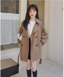 お洒落 パフスリーブ ロング トレンチ コート★ 全2色♪ 楽天市場】【マラソン期間最大10%OFFクーポン＆P2倍】トレンチ