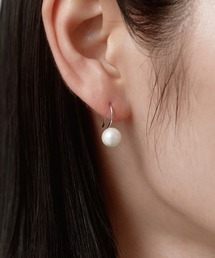 【novice】Pearl Hook Pierce［Stainless］
