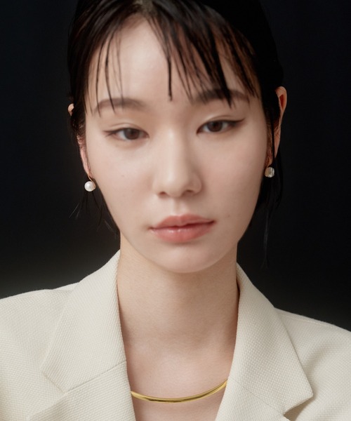 novice（ノーヴィス）の「【novice】Pearl Hook Pierce［Stainless］（ピアス（両耳用）・レディース・ゴールド/シルバー・FREE）」の9枚目の写真