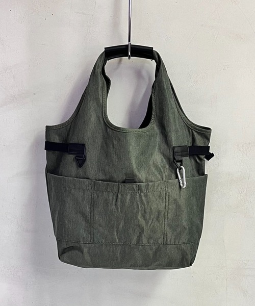 EARTH MADE（アースメイド）の「DELTA CL TOTE（トートバッグ・メンズ・オレンジ/ブラック/カーキ/グレー・FREE）」の3枚目の写真