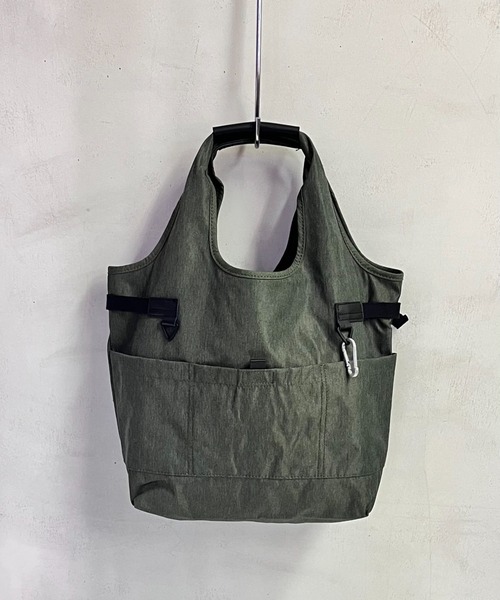 EARTH MADE（アースメイド）の「DELTA CL TOTE（トートバッグ・メンズ・オレンジ/ブラック/カーキ/グレー・FREE）」の6枚目の写真