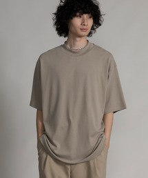 aimoha(�A�C���n)�́yaimoha neo�zMOCK NECK DOUBLE-SIDED COTTON TEE (SS)(T�V���c/�J�b�g�\�[)