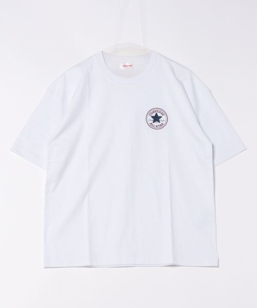 CONVERSE(コンバース)の「【CONVERSE】サガラパッチ COOLT(Tシャツ/カットソー・メンズ・ブルー/ライトピンク/ブラック/ホワイト/ネイビー/ベージュ・M/L/XL)」の2枚目の写真