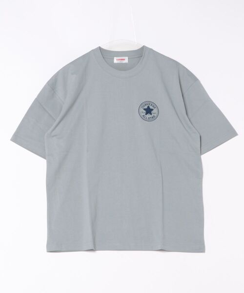 CONVERSE(コンバース)の「【CONVERSE】サガラパッチ COOLT(Tシャツ/カットソー・メンズ・ブルー/ライトピンク/ブラック/ホワイト/ネイビー/ベージュ・M/L/XL)」の1枚目の写真