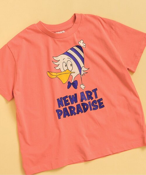 BREEZE（ブリーズ）の「バラエティーグラフィックTシャツ（Tシャツ/カットソー・キッズ・レッド/オフホワイト/ブルー/ブラック/オレンジ/イエロー/ベージュ/グレー/レインボー/カーキ・80/140/120/90/110/130/100）」の9枚目の写真