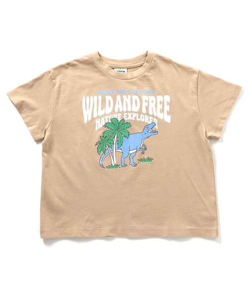 BREEZE（ブリーズ）の「バラエティーグラフィックTシャツ（Tシャツ/カットソー・キッズ・レッド/オフホワイト/ブルー/ブラック/オレンジ/イエロー/ベージュ/グレー/レインボー/カーキ・80/140/120/90/110/130/100）」の18枚目の写真