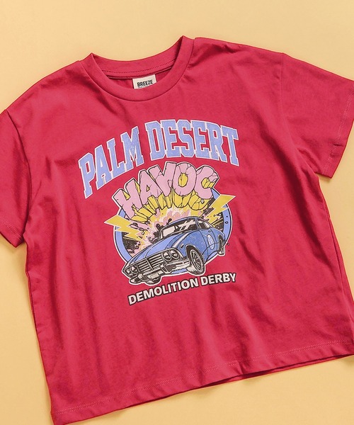 BREEZE（ブリーズ）の「バラエティーグラフィックTシャツ（Tシャツ/カットソー・キッズ・レッド/オフホワイト/ブルー/ブラック/オレンジ/イエロー/ベージュ/グレー/レインボー/カーキ・80/140/120/90/110/130/100）」の8枚目の写真