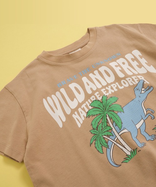 BREEZE（ブリーズ）の「バラエティーグラフィックTシャツ（Tシャツ/カットソー・キッズ・レッド/オフホワイト/ブルー/ブラック/オレンジ/イエロー/ベージュ/グレー/レインボー/カーキ・80/140/120/90/110/130/100）」の14枚目の写真