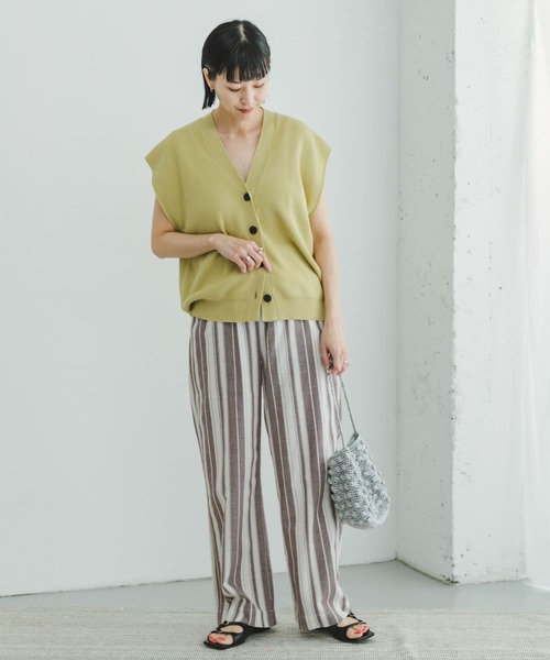 ITEMS URBANRESEARCH(アイテムズ アーバンリサーチ)の「Vネックニットベスト(ベスト・レディース・モカ/ブラウン/イエロー系その他・FREE)」の20枚目の写真