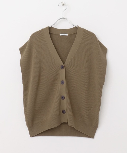 ITEMS URBANRESEARCH(アイテムズ アーバンリサーチ)の「Vネックニットベスト(ベスト・レディース・モカ/ブラウン/イエロー系その他・FREE)」の11枚目の写真