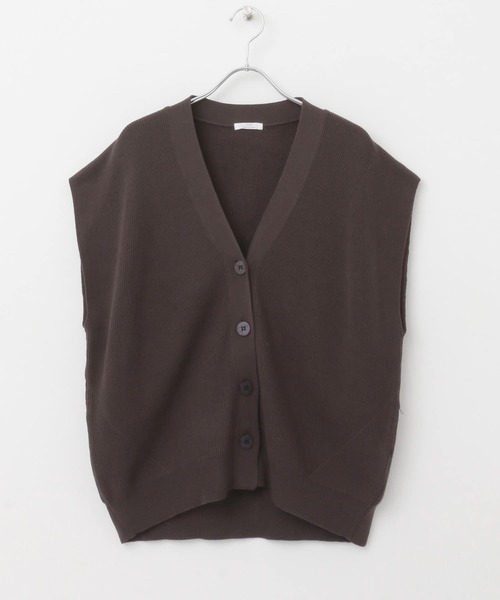 ITEMS URBANRESEARCH(アイテムズ アーバンリサーチ)の「Vネックニットベスト(ベスト・レディース・モカ/ブラウン/イエロー系その他・FREE)」の10枚目の写真