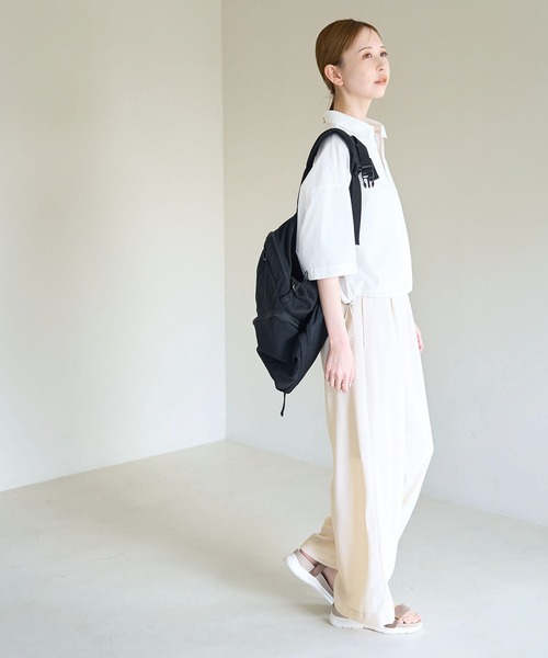 ROPE' PICNIC（ロペピクニック）の「アムンゼンイージーワイドパンツ（その他パンツ・レディース・ブラウン/オフホワイト/チャコールグレー/ベージュ系その他2・40/38/36）」の11枚目の写真