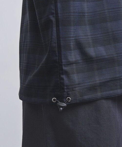 UNITED ARROWS（ユナイテッドアローズ）の「DotAir ドットエア チェック ヘムコード クルーネック -ストレッチ-（シャツ/ブラウス・メンズ・ネイビー・L/M/S）」の14枚目の写真