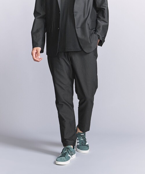 BEAUTY&YOUTH UNITED ARROWS(ビューティーアンドユースユナイテッドアローズ)の「フェザー TEXBRID ノープリーツ テーパード パンツ ‐セットアップ対応 マルチ機能付き‐(スラックス・メンズ・オリーブ/ネイビー/ブラック・L/M/S/XL)」の1枚目の写真
