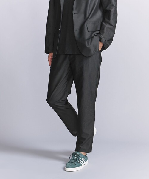 BEAUTY&YOUTH UNITED ARROWS(ビューティーアンドユースユナイテッドアローズ)の「フェザー TEXBRID ノープリーツ テーパード パンツ ‐セットアップ対応 マルチ機能付き‐(スラックス・メンズ・オリーブ/ネイビー/ブラック・L/M/S/XL)」の6枚目の写真