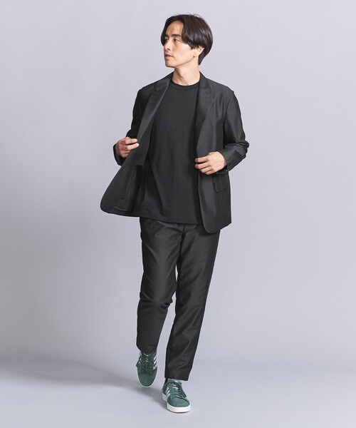 BEAUTY&YOUTH UNITED ARROWS(ビューティーアンドユースユナイテッドアローズ)の「フェザー TEXBRID ノープリーツ テーパード パンツ ‐セットアップ対応 マルチ機能付き‐(スラックス・メンズ・オリーブ/ネイビー/ブラック・L/M/S/XL)」の5枚目の写真