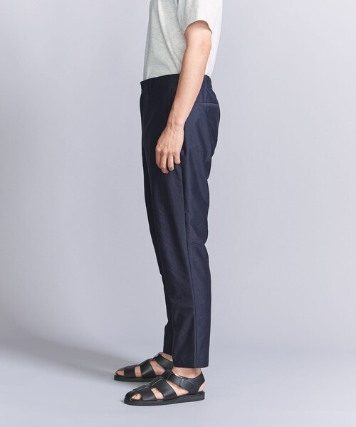 BEAUTY&YOUTH UNITED ARROWS(ビューティーアンドユースユナイテッドアローズ)の「フェザー TEXBRID ノープリーツ テーパード パンツ ‐セットアップ対応 マルチ機能付き‐(スラックス・メンズ・オリーブ/ネイビー/ブラック・L/M/S/XL)」の19枚目の写真