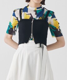 UNITED TOKYO | フロントジッパーニットビスチェ(ニット/セーター)